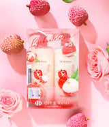OFF & RELAX Spa Shampoo + Hair Treatment Lychee & Rose Limited Set (2x460ml) - Kiyoko Beauty