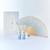 Beauty of Joseon Relief Sun Aqua-fresh Rice+B5 (SPF50+ PA++++) Special Edition Set (50ml+50ml+fan) - Kiyoko Beauty
