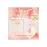 CLAYGE Shampoo & Treatment Limited Set White Peach (2x500ml) - Kiyoko Beauty