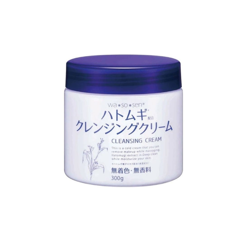 Wasosen Hatomugi Cleansing Cream (300g) - Kiyoko Beauty