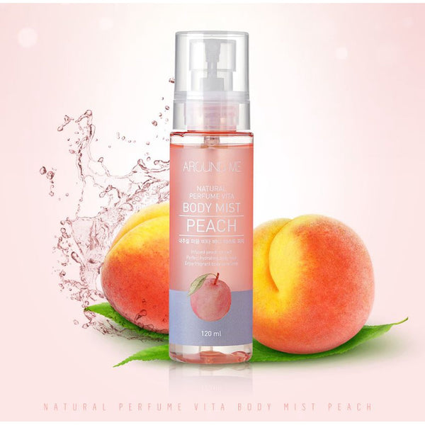 AROUND ME Natural Perfume Vita Body Mist - Peach (120ml)