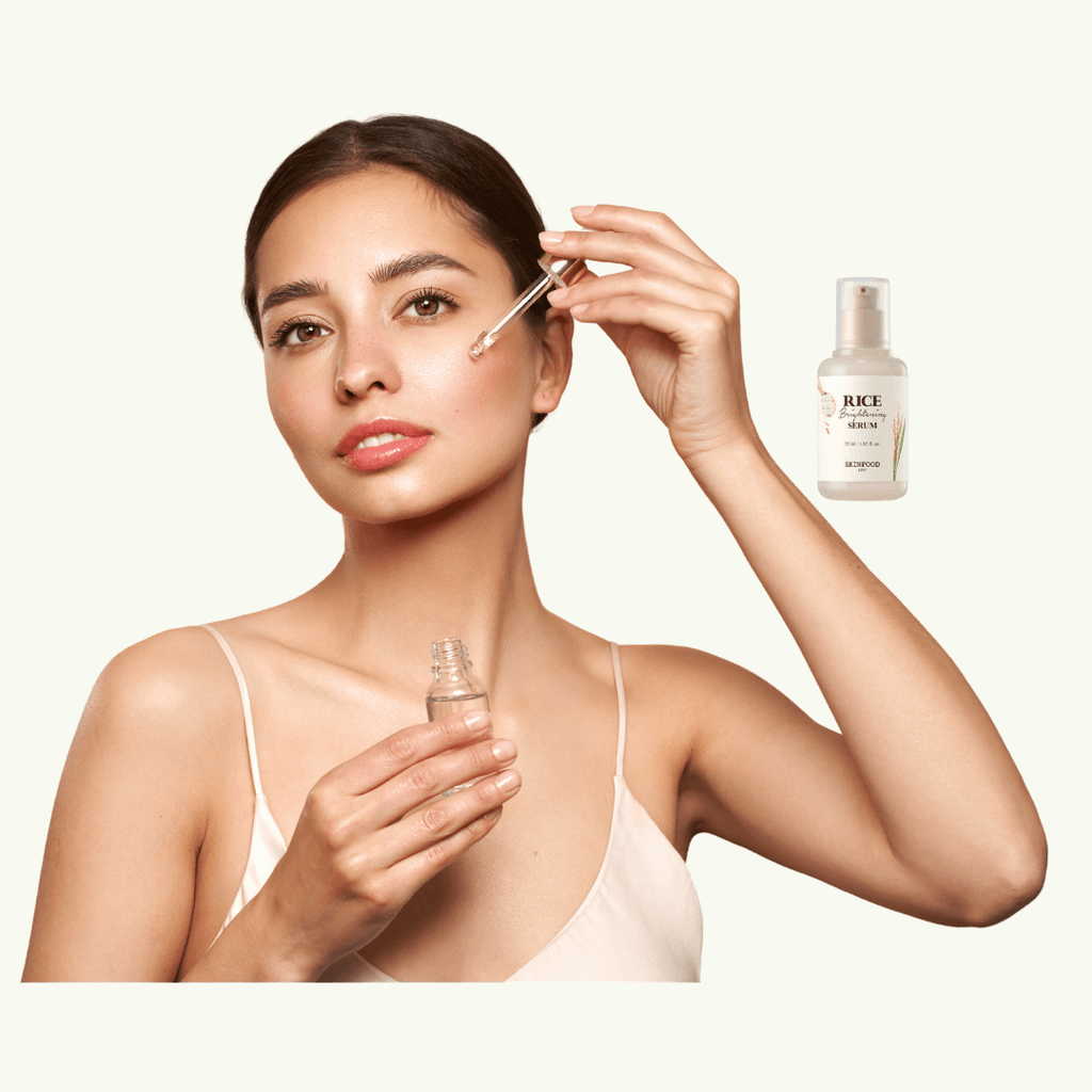 SKINFOOD Rice Brightening Serum (55ml) - Kiyoko Beauty