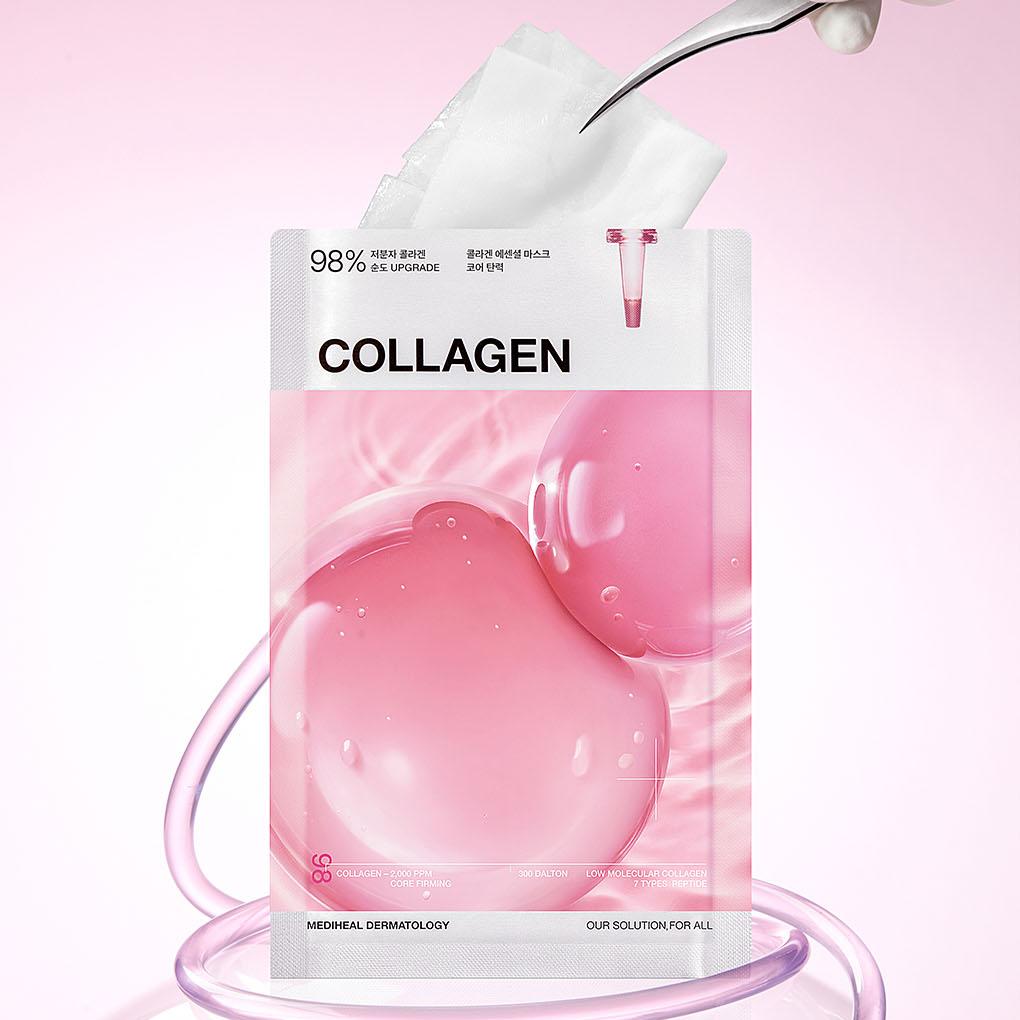 MEDIHEAL Collagen Essential Mask - Core Firming (10 PCs)