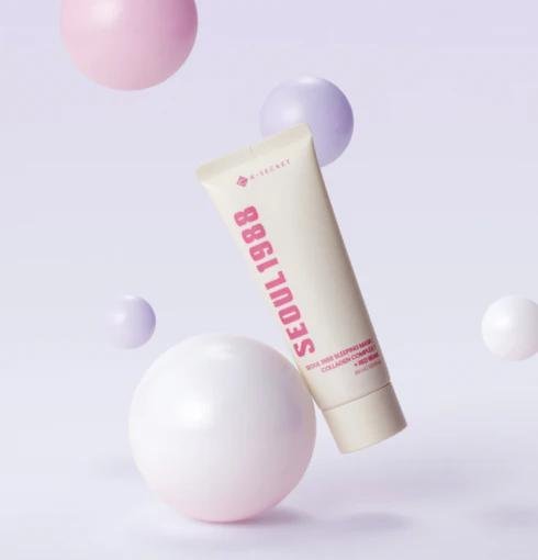K-SECRET SEOUL 1988 Sleeping Mask: Collagen Complex 7 + Red Bean (60ml) - Kiyoko Beauty