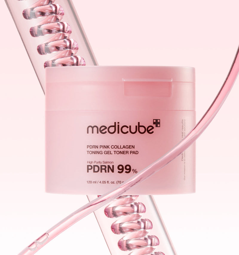 Medicube PDRN Pink Collagen Toning Gel Toner Pad (70 PCs)