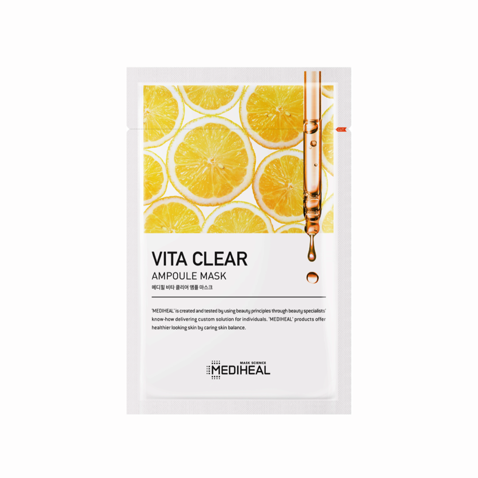 MEDIHEAL Vita Clear Ampoule Mask (10 PCs) - Kiyoko Beauty