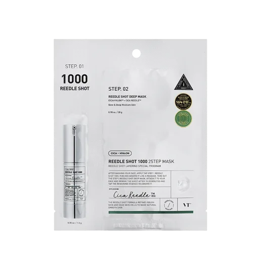 VT Mild Reedle Shot 50 2-Step Mask (1 PC) - Kiyoko Beauty