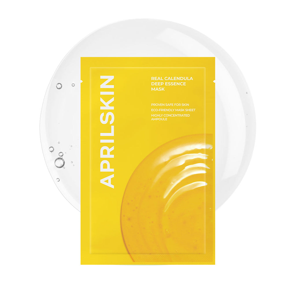 APRILSKIN Real Calendula Deep Essence Mask - Kiyoko Beauty