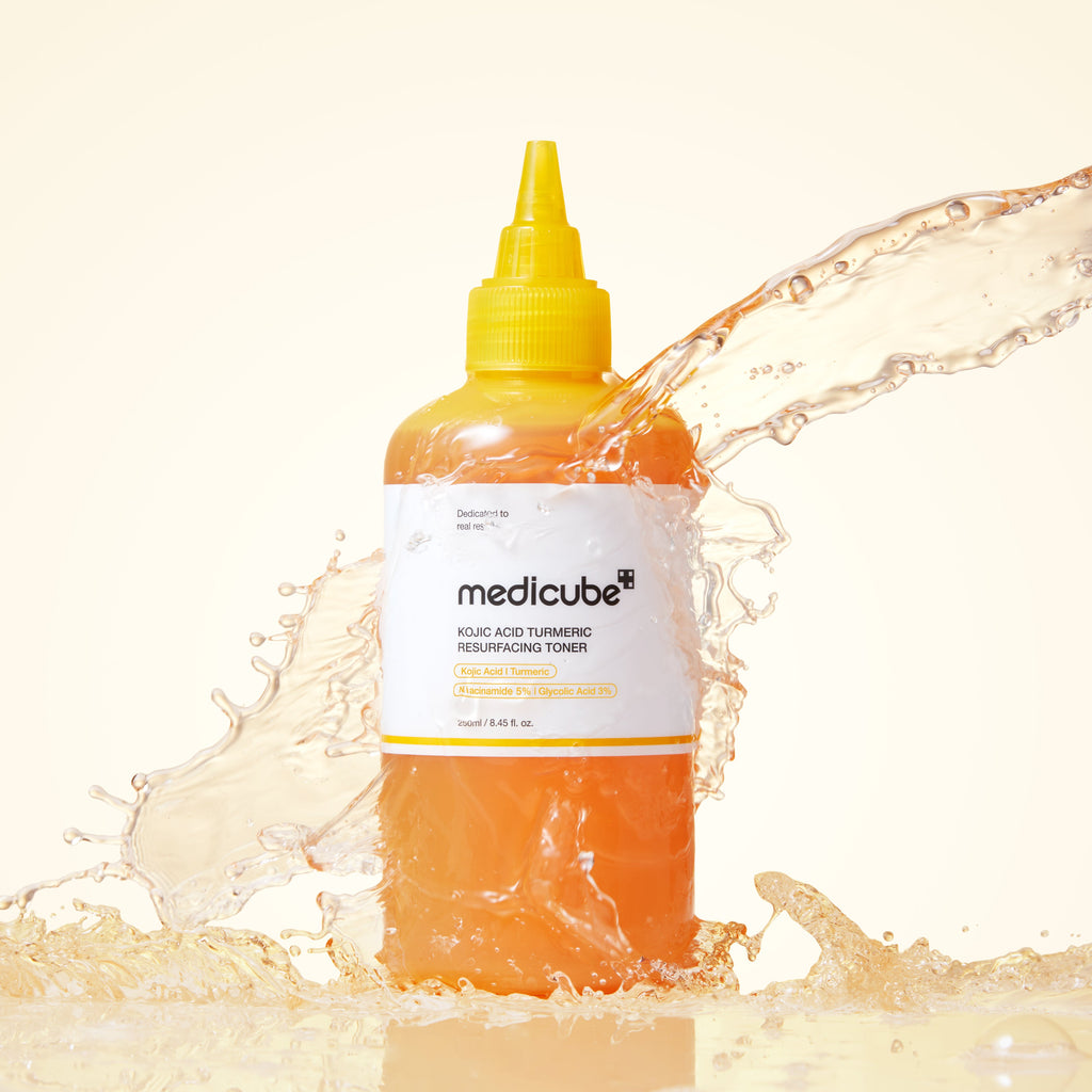 Medicube Kojic Acid Turmeric Resurfacing Toner (250ml) - Kiyoko Beauty