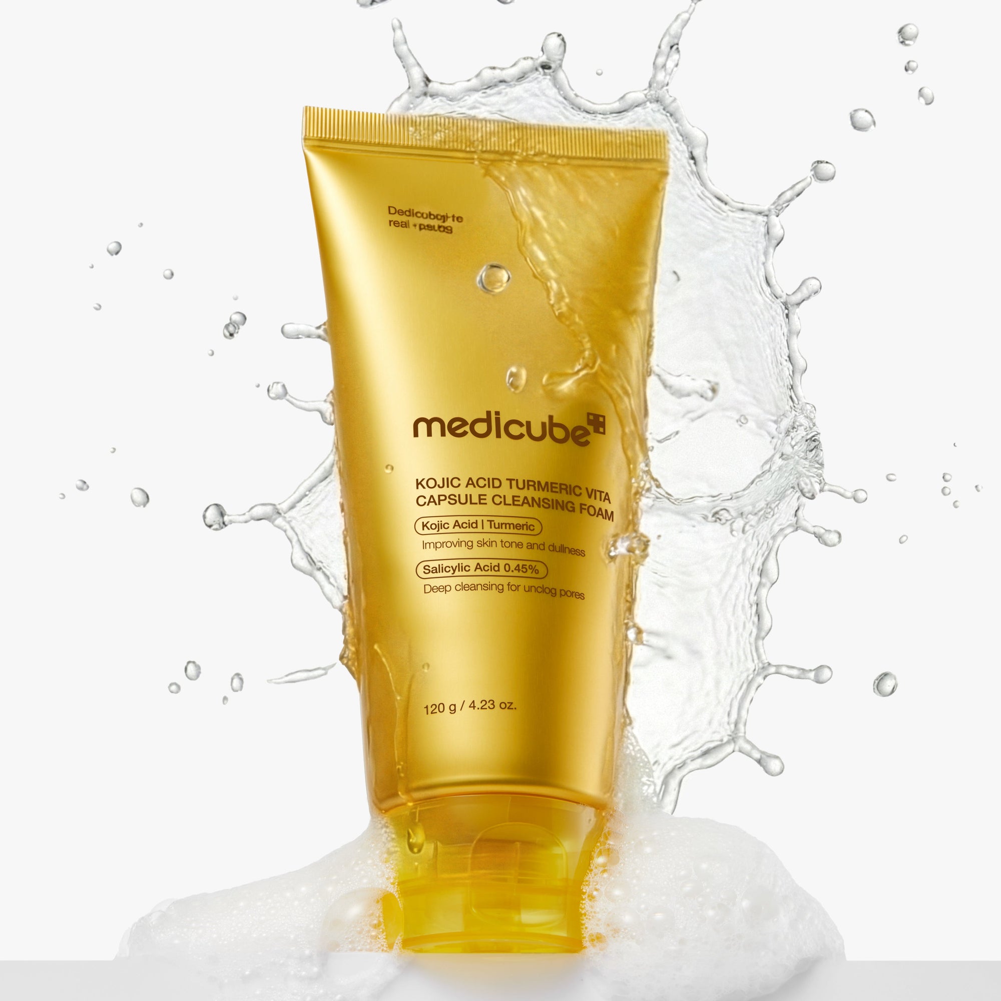 Medicube Kojic Acid Turmeric Vita Capsule Cleansing Foam (120g)