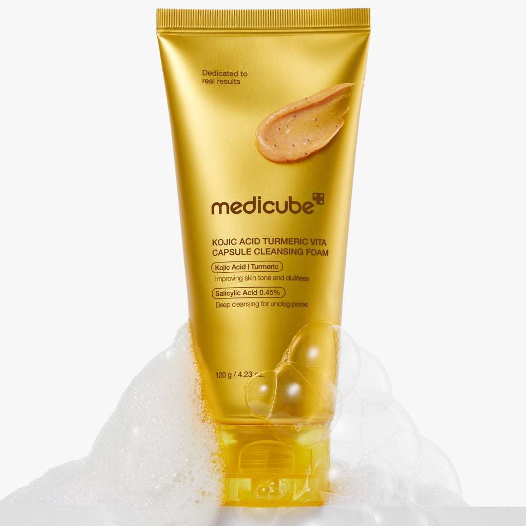 Medicube Kojic Acid Turmeric Vita Capsule Cleansing Foam (120g)