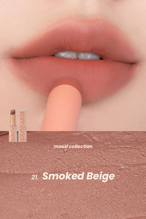 rom&nd Zero Matte Lipstick: Muteral Nude Series (3g) - Kiyoko Beauty