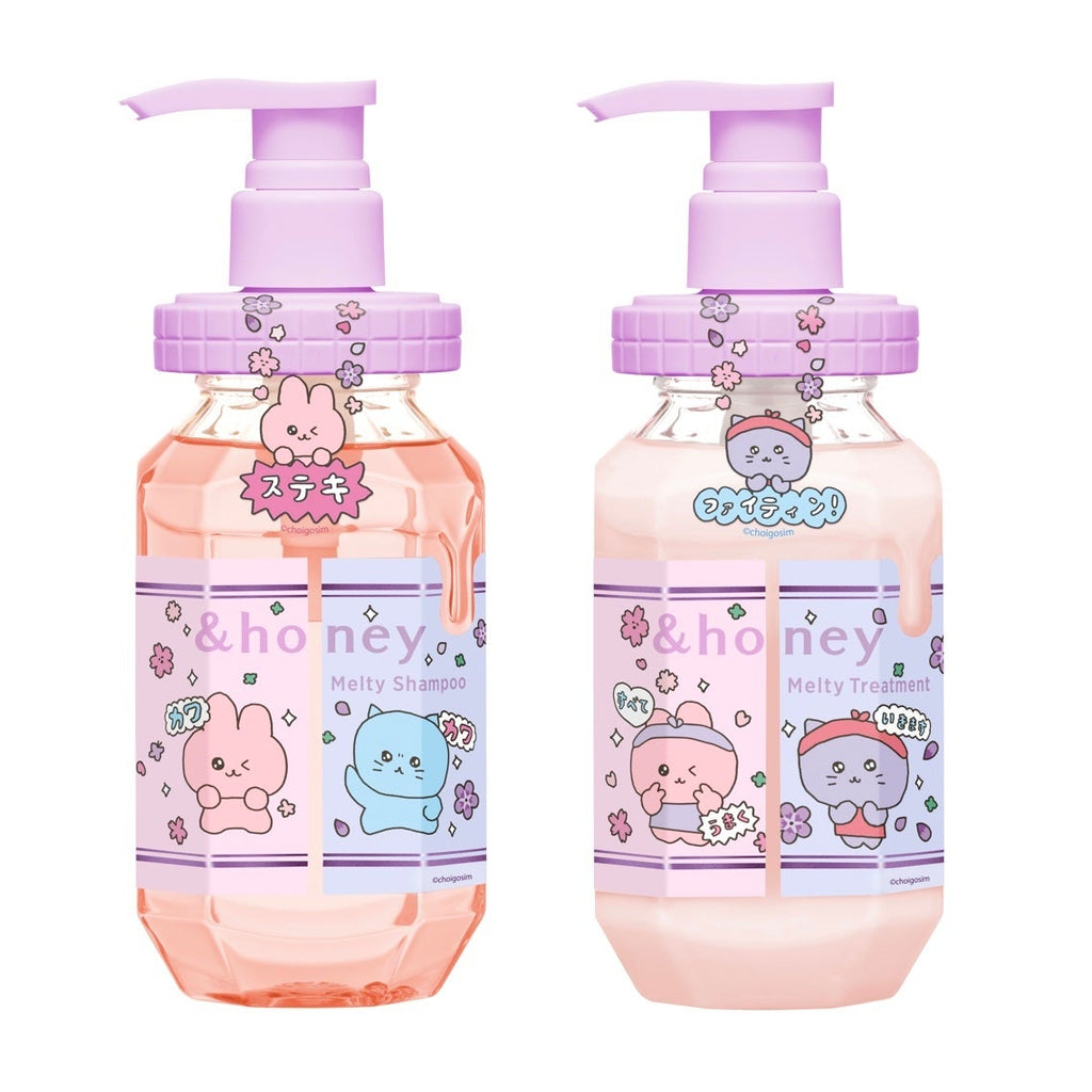 &honey Melty Sakura Chegosim Limited Shampoo & Treatment Set (440ml+445g+40g)