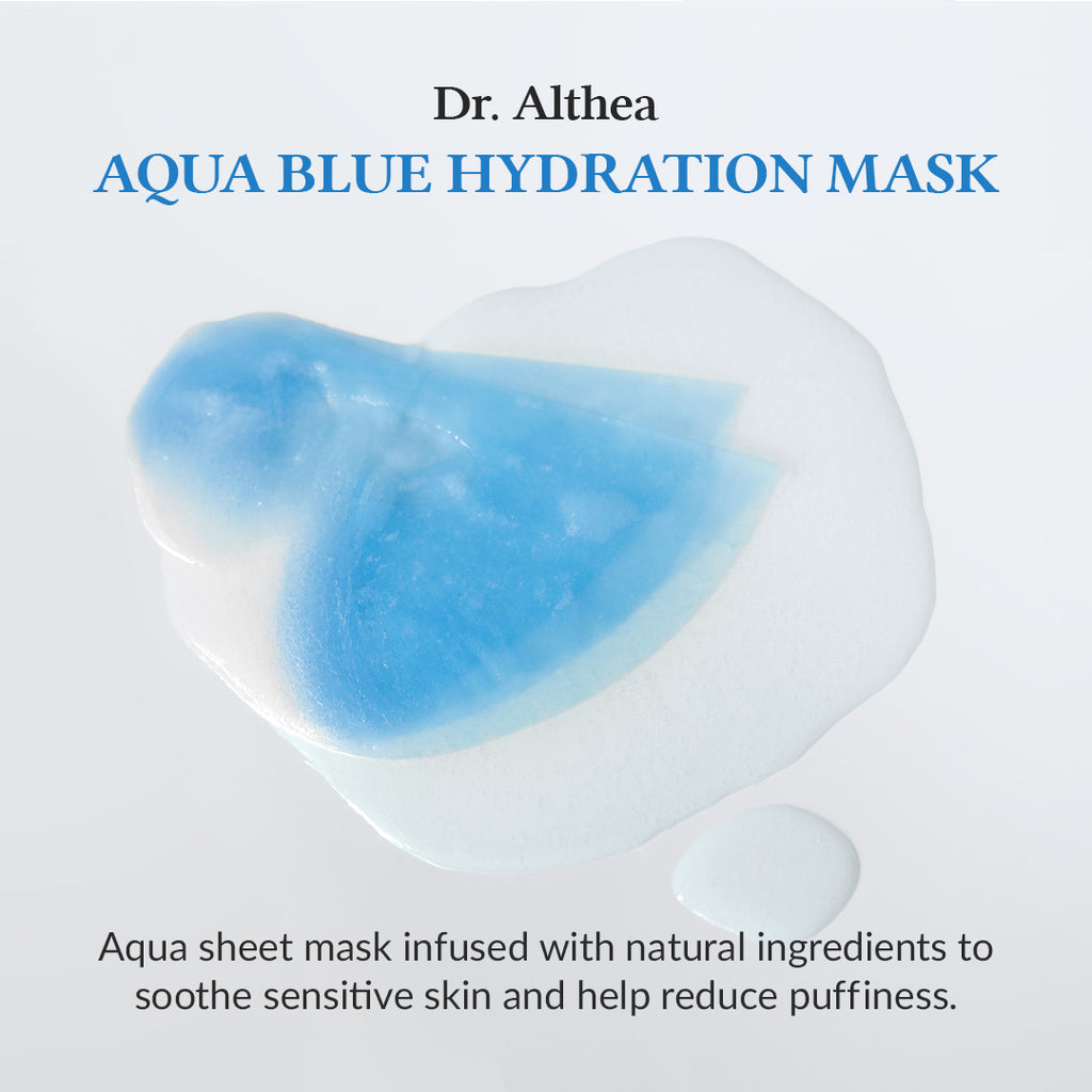 Dr. Althea Aqua Blue Moisturizing Mask (4 PCs) - Kiyoko Beauty