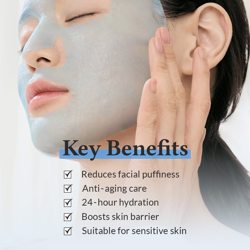 Dr. Althea Aqua Blue Moisturizing Mask (4 PCs) - Kiyoko Beauty