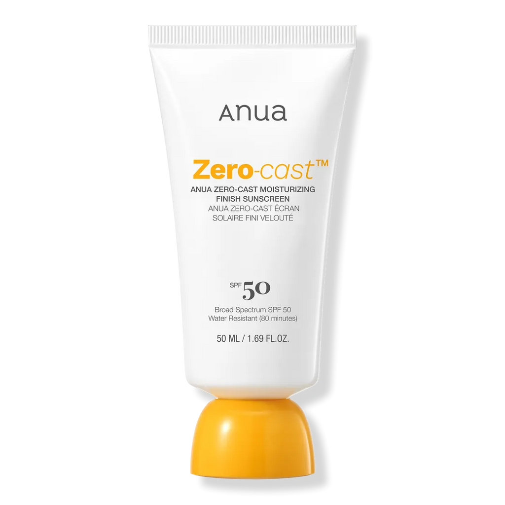 ANUA Zero-Cast Moisturizing Finish Sunscreen SPF 50+ PA++++ (50ml)
