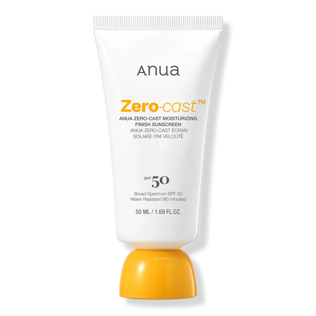 ANUA Zero-Cast Moisturizing Finish Sunscreen SPF 50+ PA++++ (50ml) - Test