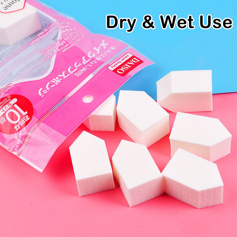 DAISO Makeup Sponge - House (10pcs) - Kiyoko Beauty