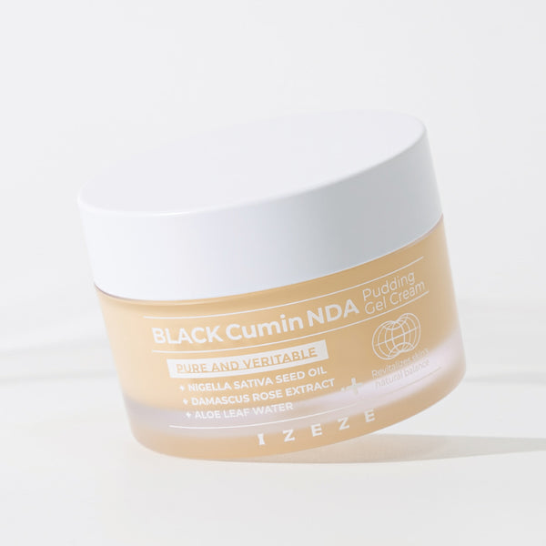 IZEZE Black Cumin NDA Pudding Gel Cream (50ml) - Kiyoko Beauty