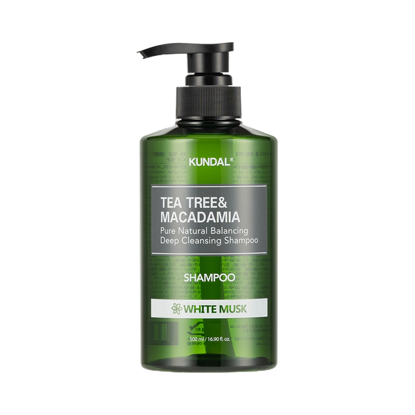 KUNDAL Tea Tree & Macadamia Deep Cleansing Shampoo (500ml) - Kiyoko Beauty