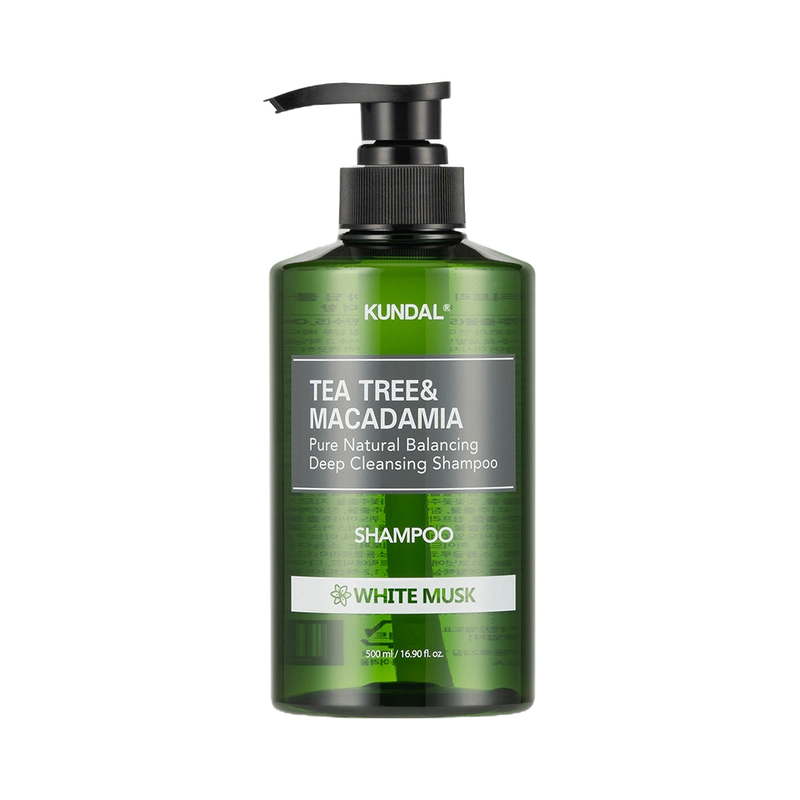 KUNDAL Tea Tree & Macadamia Deep Cleansing Shampoo (500ml) - Kiyoko Beauty