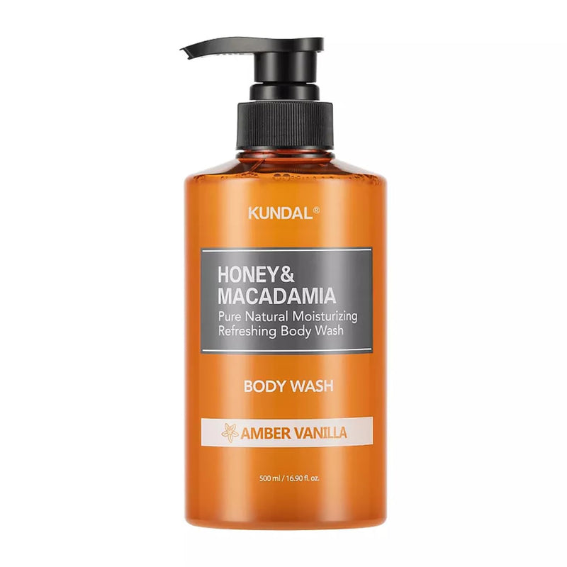 KUNDAL Honey & Macadamia Pure Body Wash (500ml) - Kiyoko Beauty