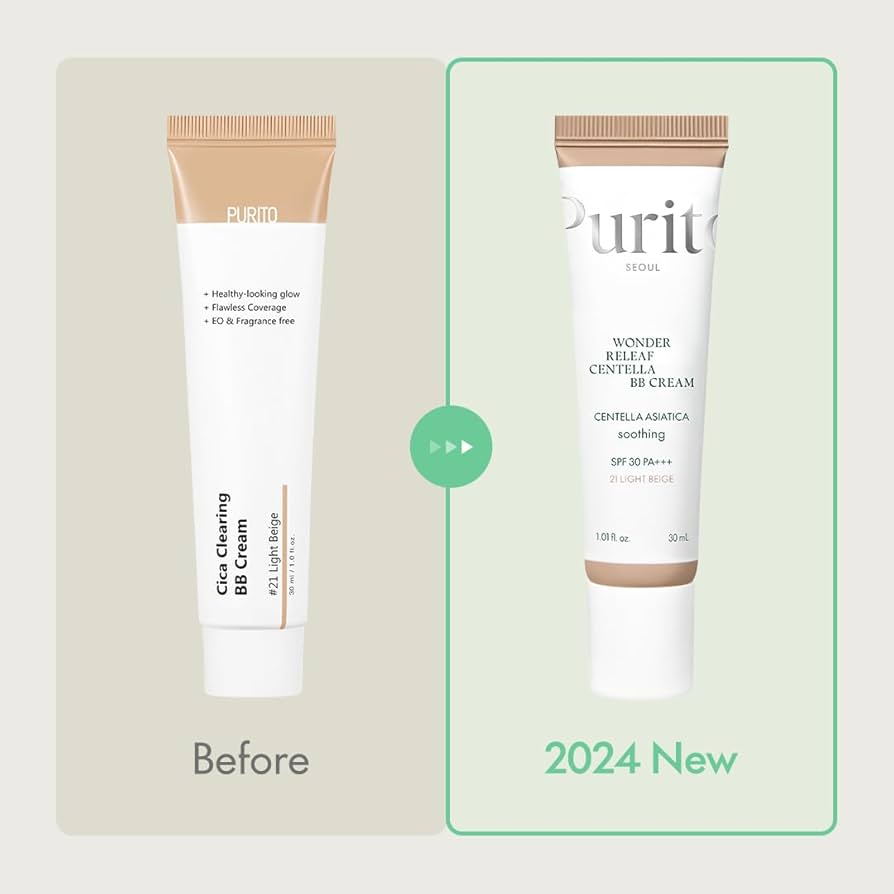 PURITO Wonder Releaf Centella BB Cream SPF 30 PA+++ (30ml) - Kiyoko Beauty