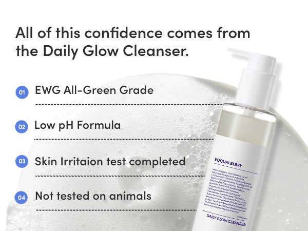 Eqqualberry Daily Glow Cleanser (210ml) - Kiyoko Beauty