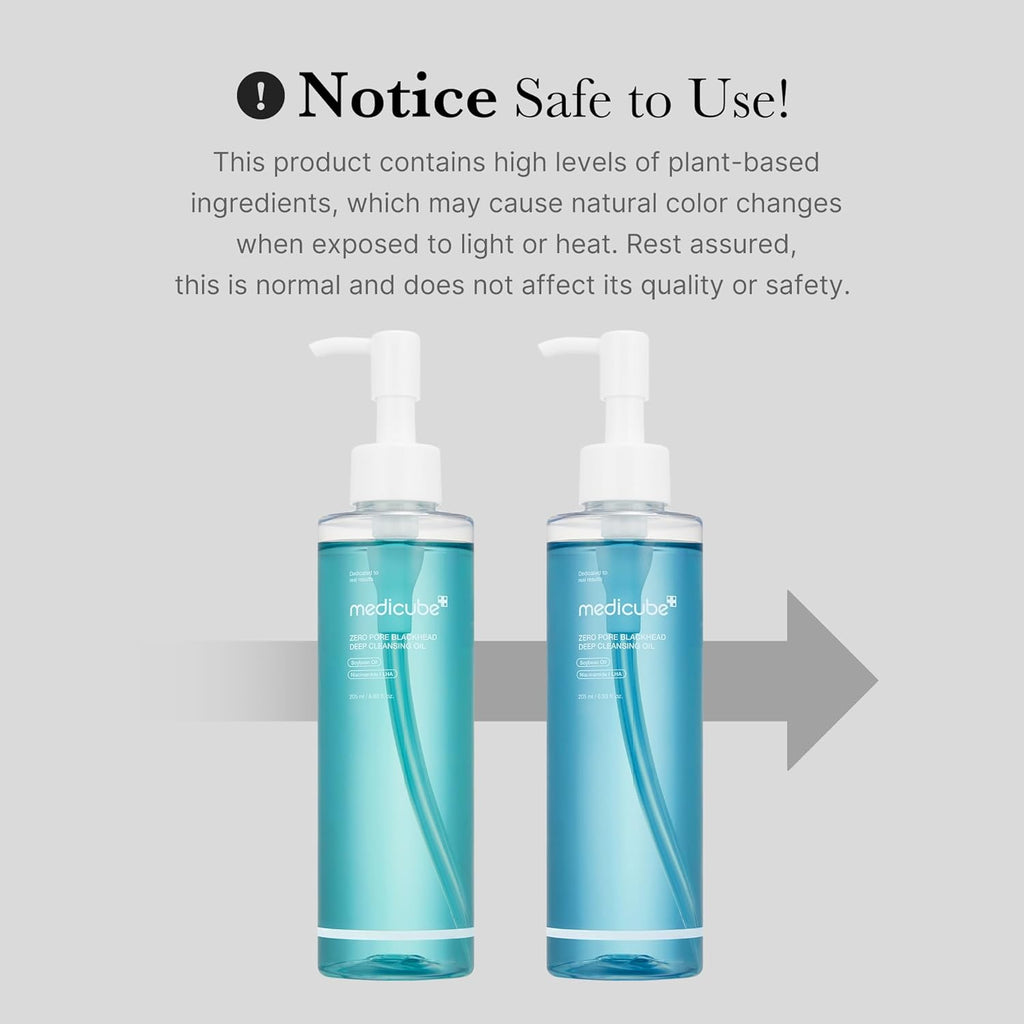 Medicube Zero Pore Blackhead Deep Cleansing Oil (205ml) - Kiyoko Beauty