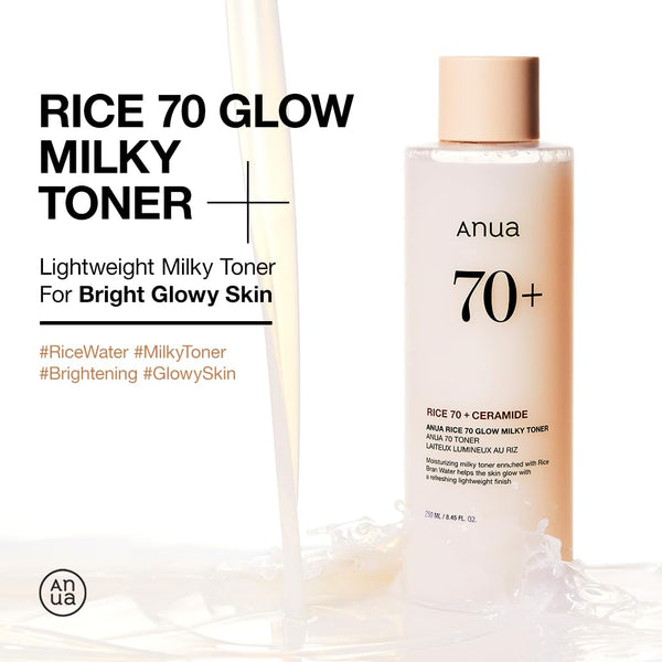 ANUA Rice 70 Glow Milky Toner (250ml)