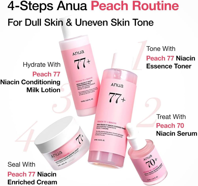 ANUA Peach 77% Niacin Essence Toner (250ml)