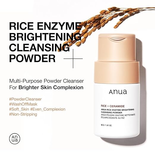 ANUA Rice Enzyme Brightening Cleansing Powder (40g)