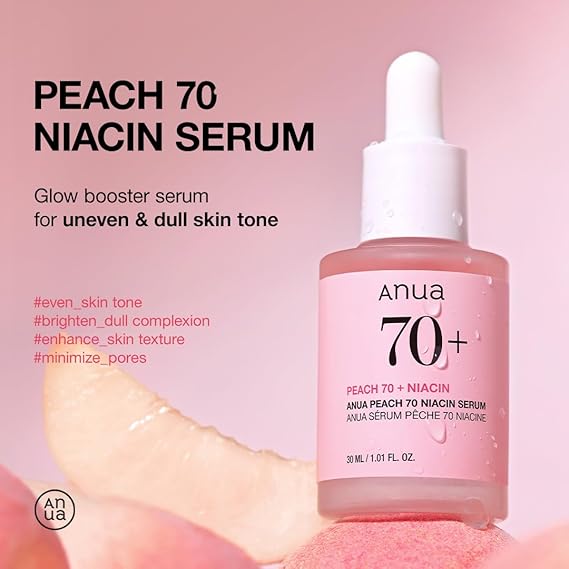 ANUA Peach 70 Niacin Serum (30ml) | Kiyoko Beauty