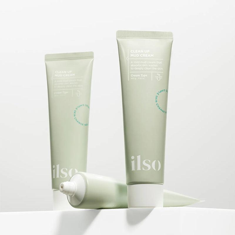 ILSO Clean Up Wash Off Mud Cream (100g) - Kiyoko Beauty