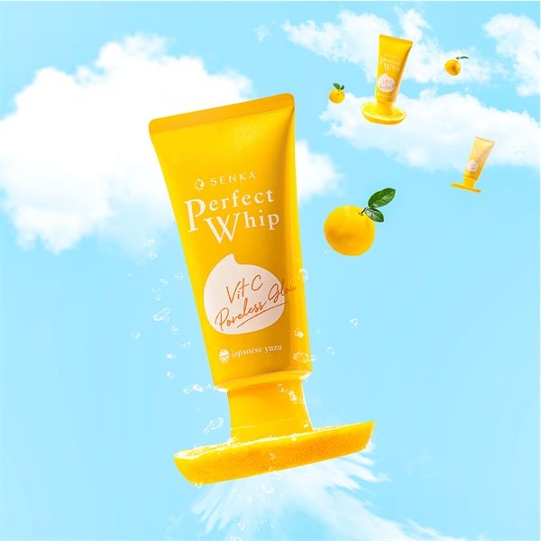 Shiseido Senka Perfect Whip Vit C Poreless Foam Cleanser (100g)