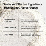 ANUA Rice Enzyme Brightening Cleansing Powder (40g) - Kiyoko Beauty