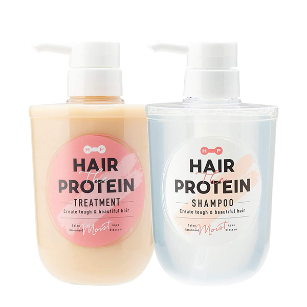 Cosmetex Roland Hair The Protein Moist Shampoo + Treatment Set (2x460ml)
