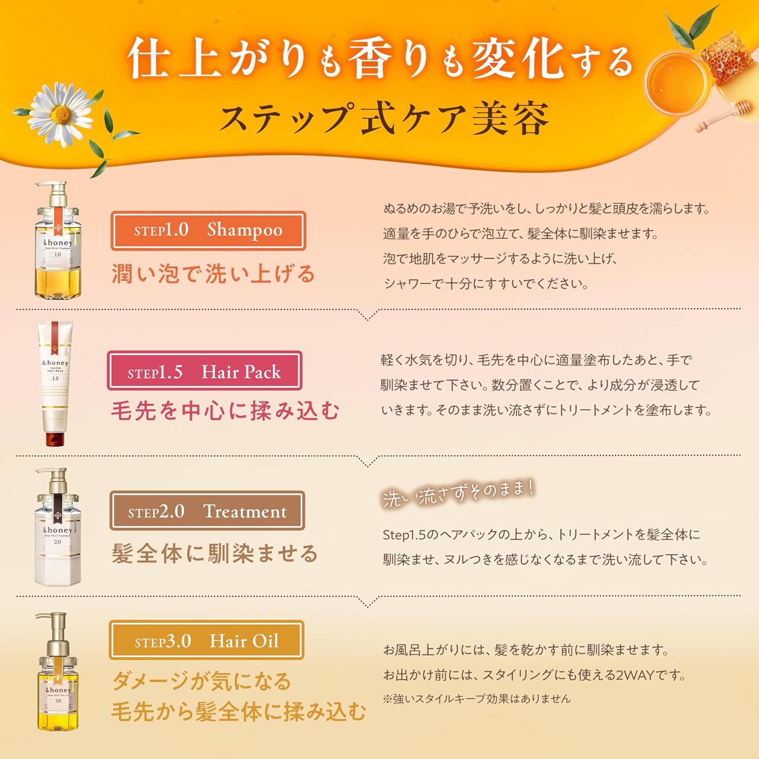 &honey Melty Moist Rich Hair Oil 3.0 (100ml) - Kiyoko Beauty