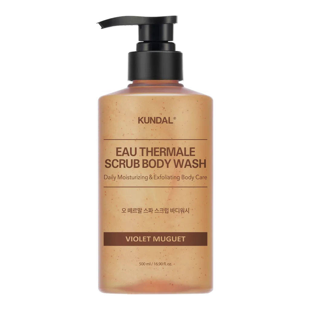 KUNDAL Eau Thermale Scrub Body Wash (500ml)