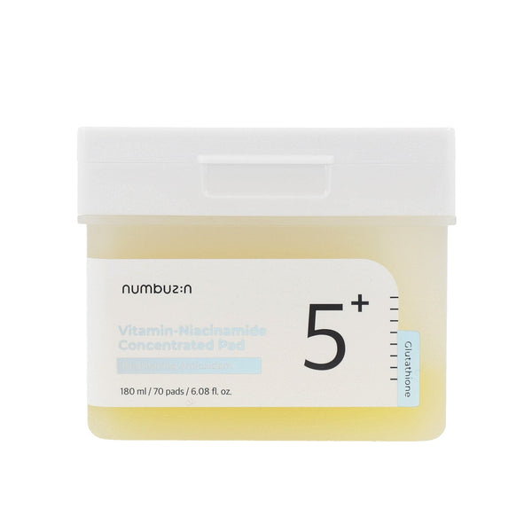 numbuzin No.5+ Vitamin Niacinamide Concentrated Pads (70pcs)