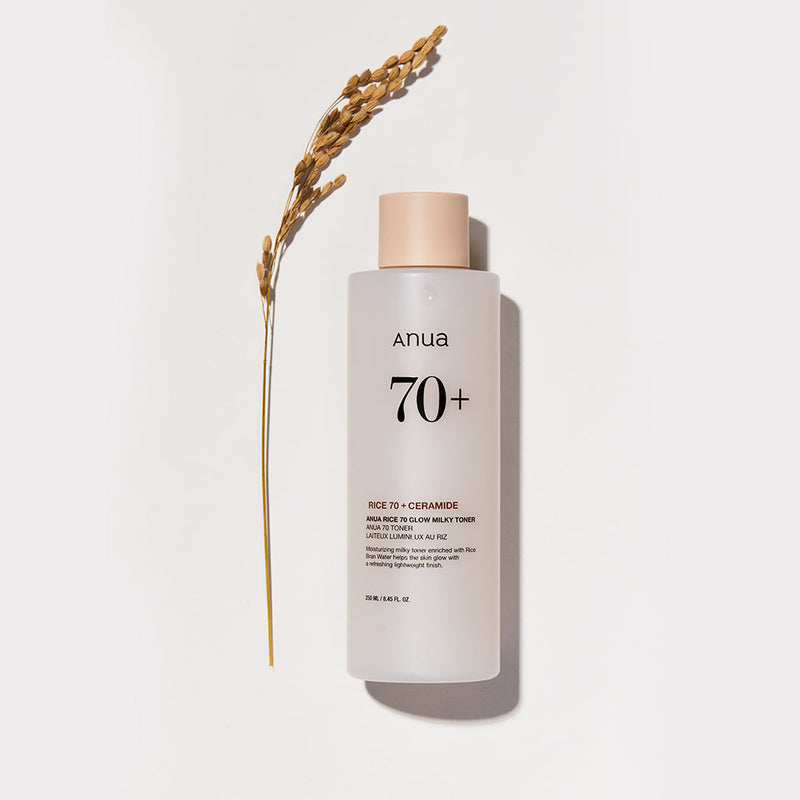 ANUA Rice 70 Glow Milky Toner (250ml) - Kiyoko Beauty