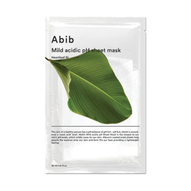 Abib Mild Acidic pH Sheet Mask Heartleaf Fit