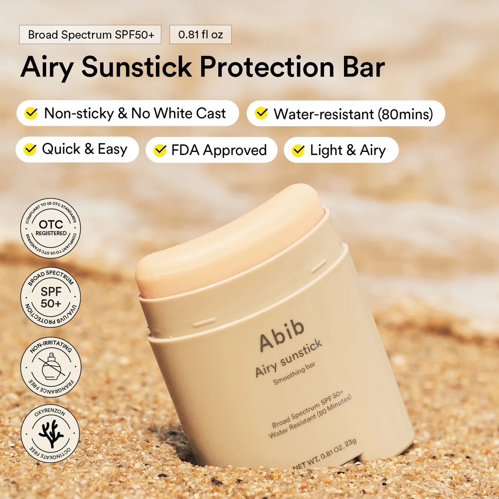 Abib Airy Sunstick Smoothing Bar SPF50+ (23g)