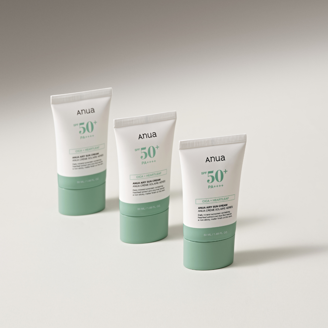 ANUA Airy Sun Cream SPF 50+ PA++++ (50ml) - Kiyoko Beauty