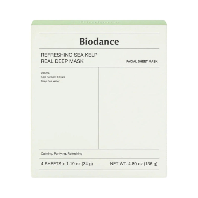 Biodance Refreshing Sea Kelp Real Deep Mask (4 PCs) - Kiyoko Beauty
