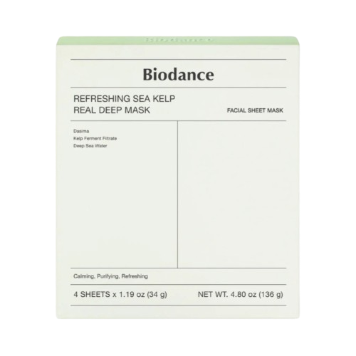 Biodance Refreshing Sea Kelp Real Deep Mask (4 PCs)