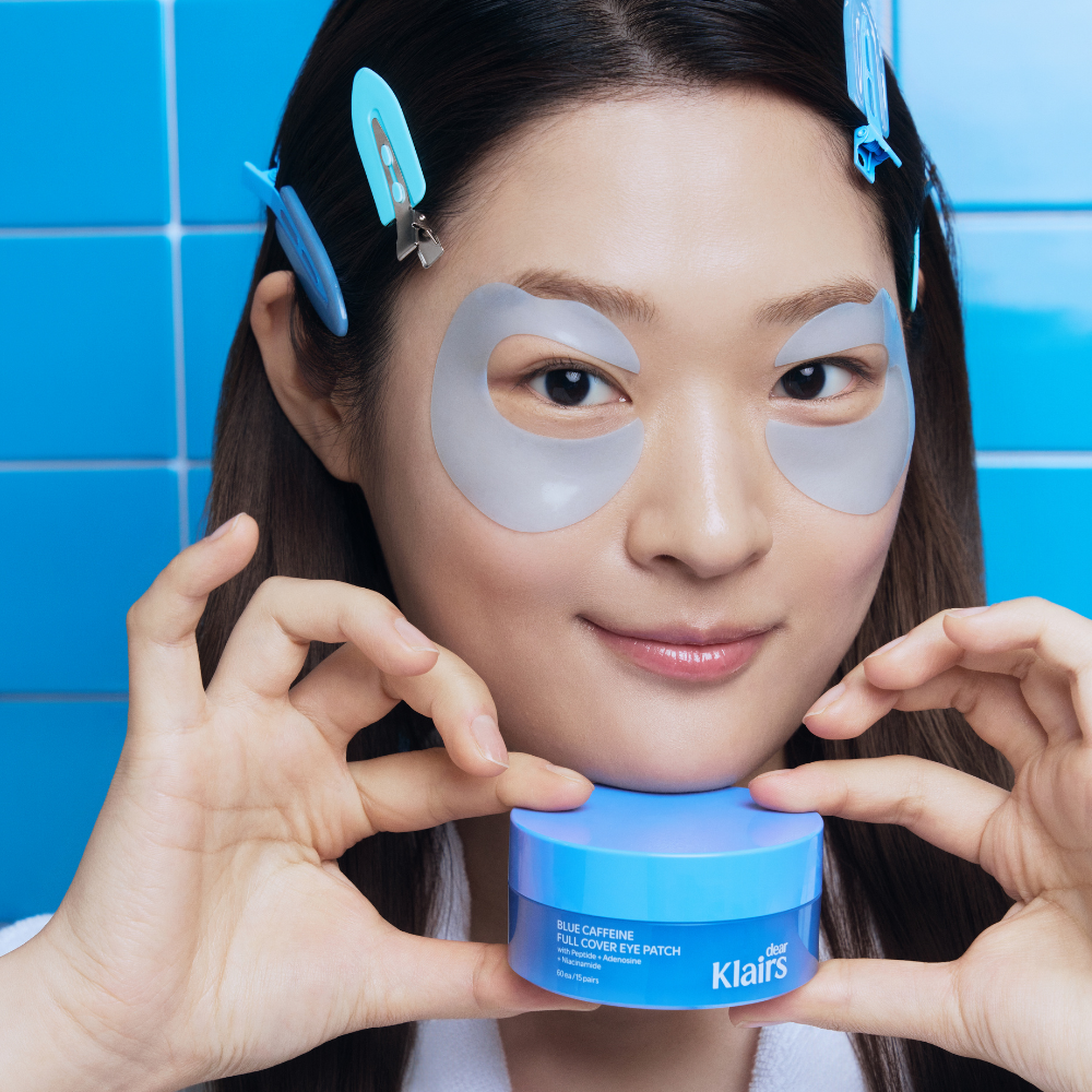 DEAR, KLAIRS Blue Caffeine Full Cover Eye Patch (60 Patches) - Kiyoko Beauty