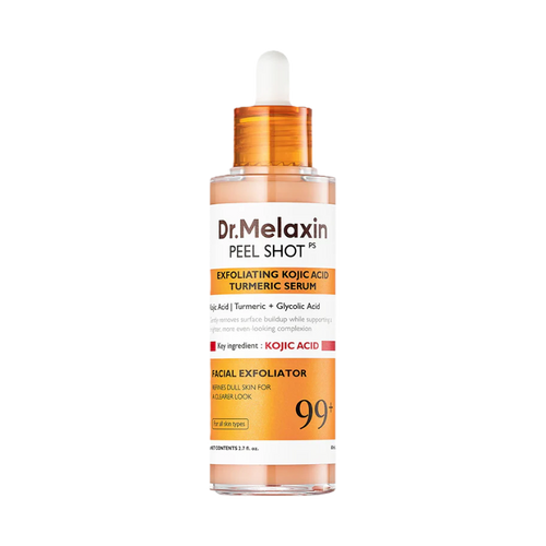 美容液 PELE'S SERUM MAHINA & CERAMIRON LAKAU Dr.Melaxin Peel Shot Exfoliating Kojic Acid Turmeric Serum (80ml