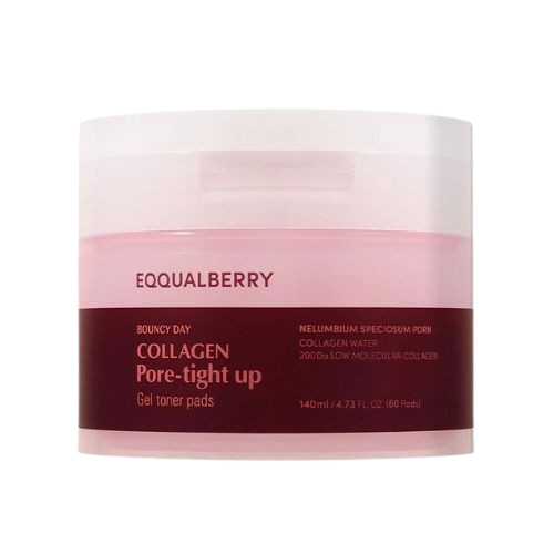 Eqqualberry Collagen Pore-Tight Up Gel Toner Pad (60pcs)