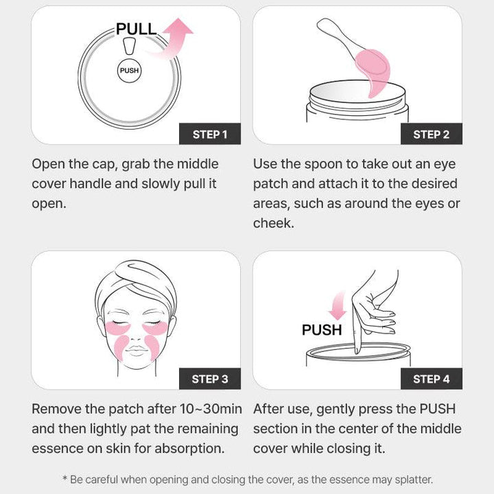 COSRX The Peptide Collagen Hydrogel Eye Patch (60pcs) - Kiyoko Beauty